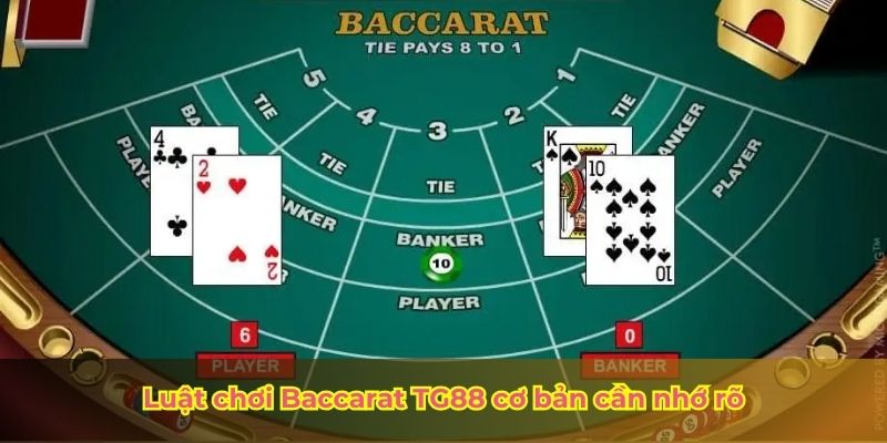 Luật chơi Baccarat TG88 cơ bản cần nhớ rõ